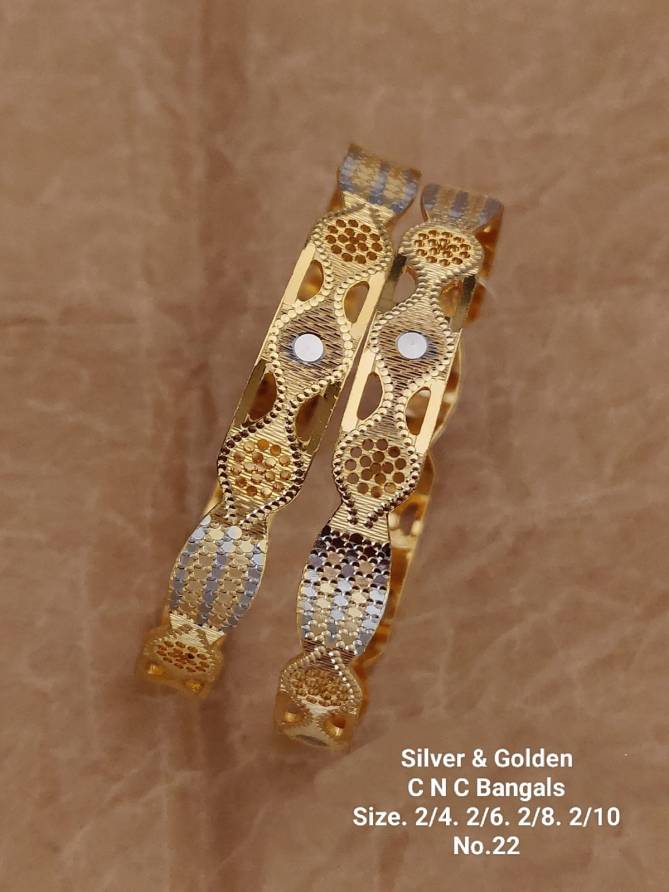 Silver And Golden Fancy Designer Bangles Catalog
